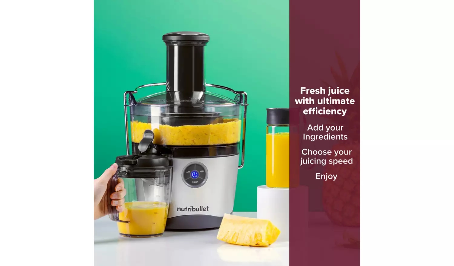 LIFESTYLE – Get juicing with the spectacular NutriBullet Juicer Pro
